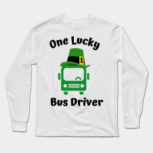 One Lucky Bus Driver Long Sleeve T-Shirt